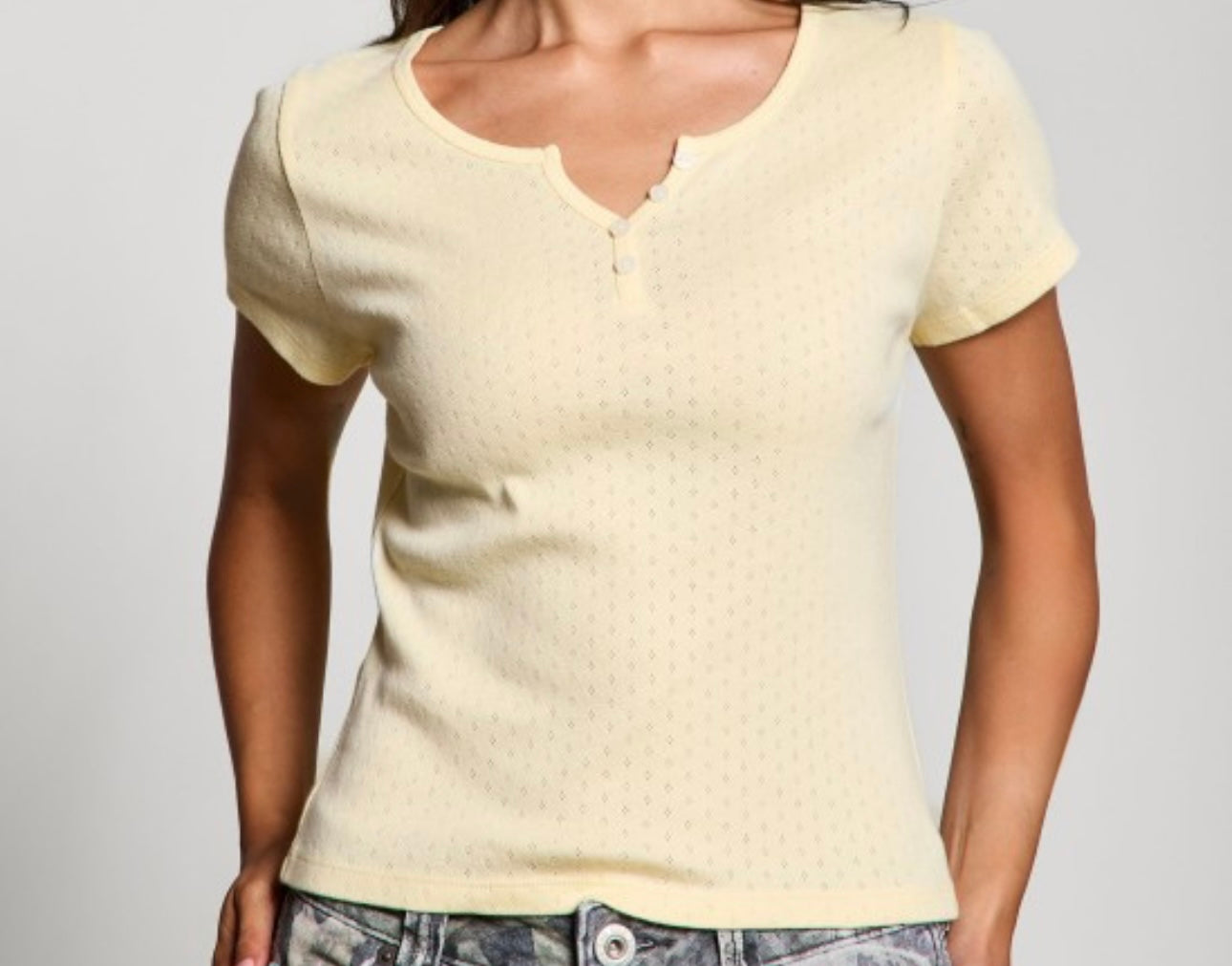 100% cotton pointelle