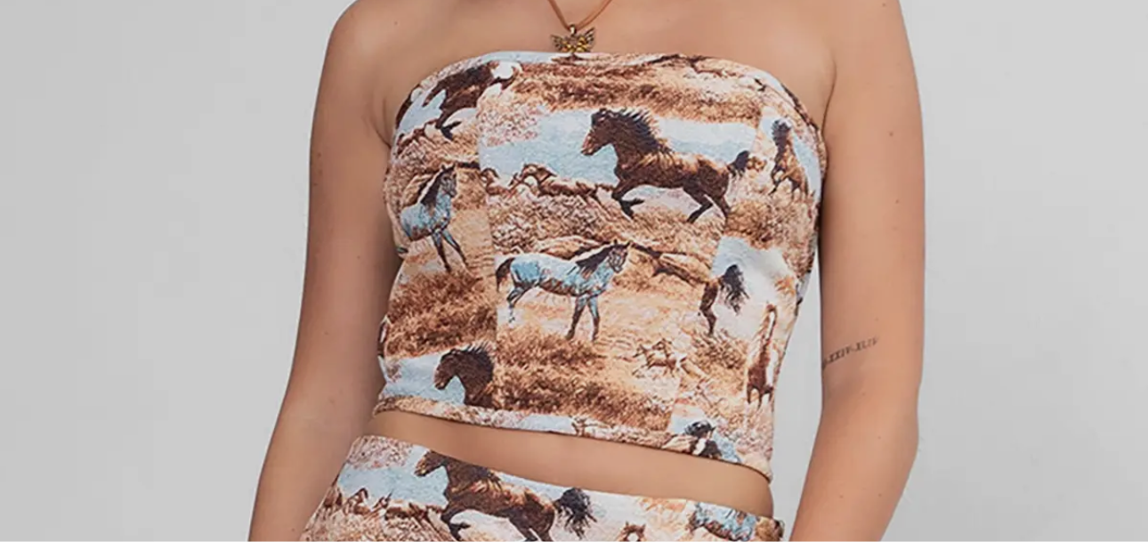 Horsy corset top 455