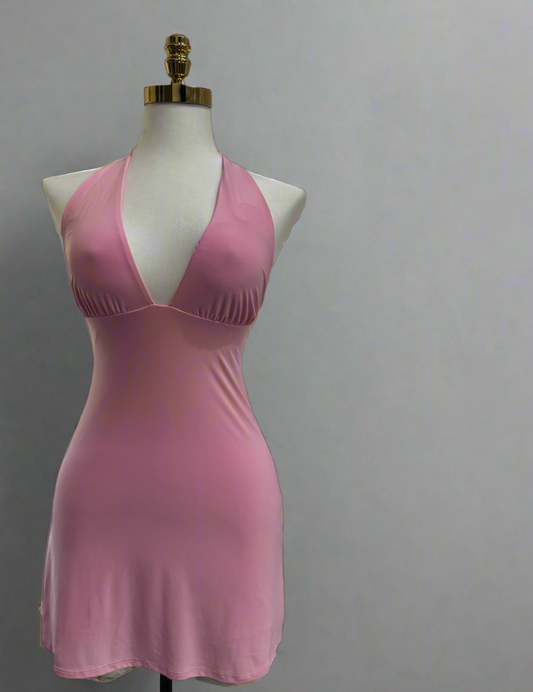 Tami pink short dress