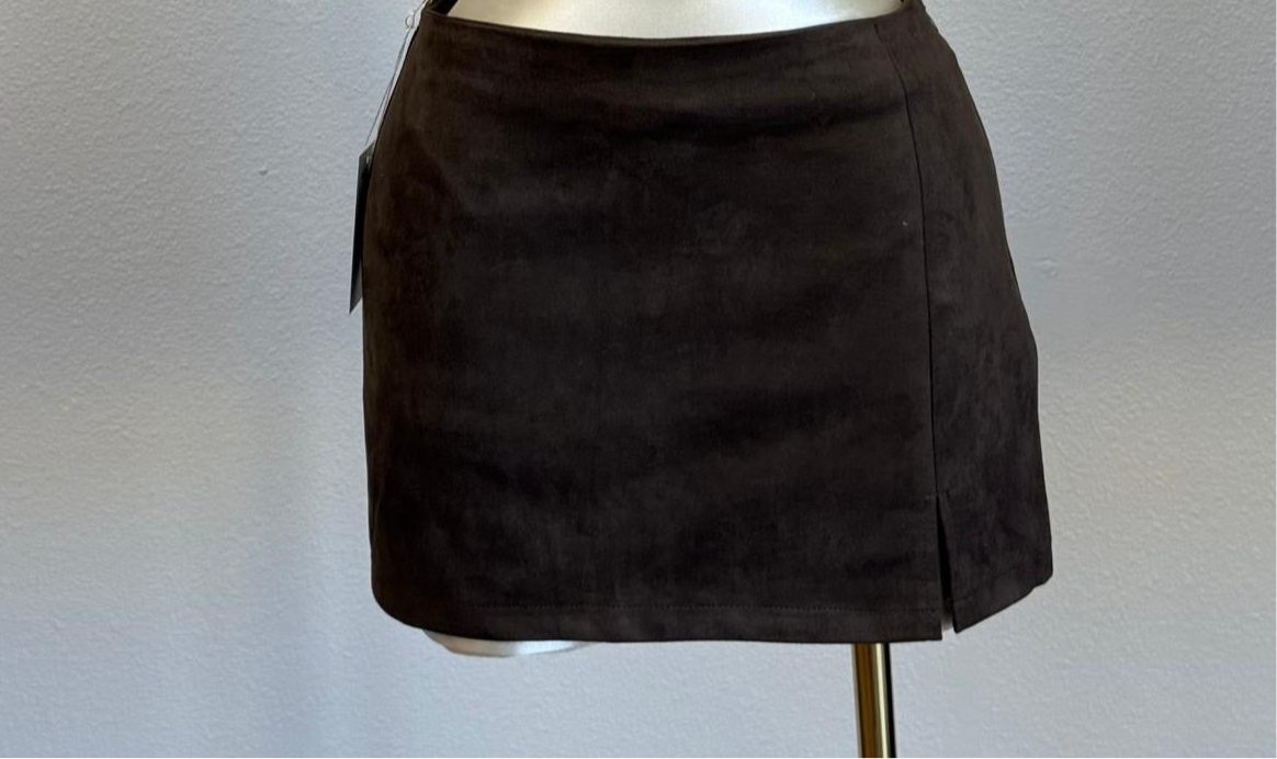 Lexi brown skirt with short